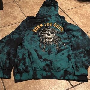 Burn the Ships Tie-Dye Hoodie